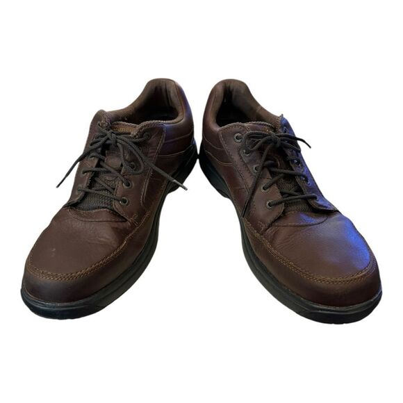 Dunham Men\'s Midland Brown Leather Lace Up Oxford Shoes 15 15D main image 4